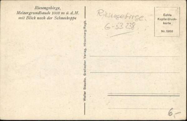 Melzergrundbaude Riesengebirge Schneekoppe – Bild 2