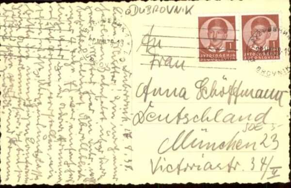 Dubrovnik Ragusa Dubrovnik [handschriftlich] – Bild 2