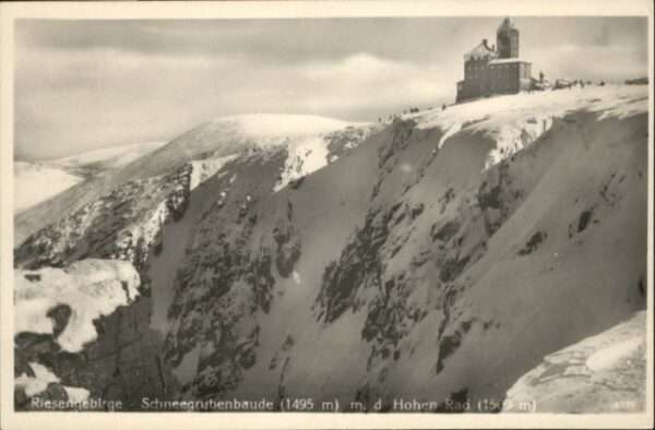 Schneegrubenbaude Riesengebirge Hohen Rad