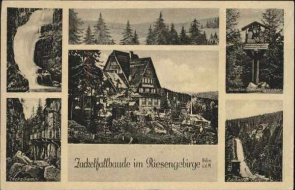 Zackelfallbaude Riesengebirge Zackelfall Zackelklamm Sk