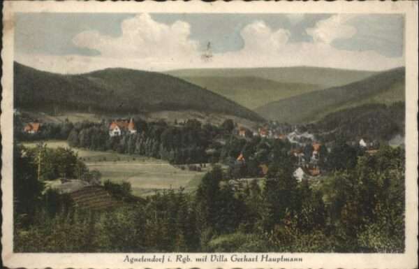 Agnetendorf Riesengebirge Villa Gerhart Hauptmann