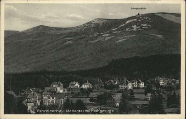 Schreiberhau Niederschlesien Schreiberhau Hochgebirge Mariental