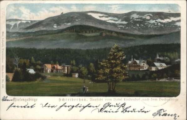 Schreiberhau Niederschlesien Schreiberhau Riesengebirge Hochgebirge