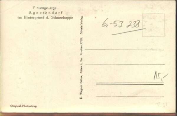 Agnetendorf Riesengebirge Agnetendorf Riesengebirge – Bild 2