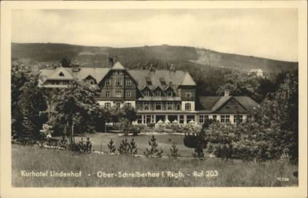 Ober-Schreiberhau Riesengebirge Kurhotel Lindenhof
