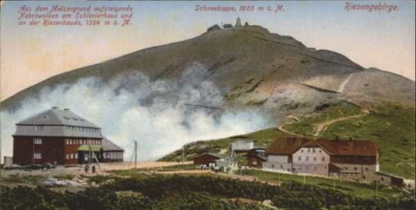 Riesenbaude Riesengebirge Schneekoppe Schlesierhaus