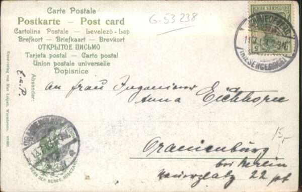 Teichbaude Teichrand Künstler P. Linke – Bild 2