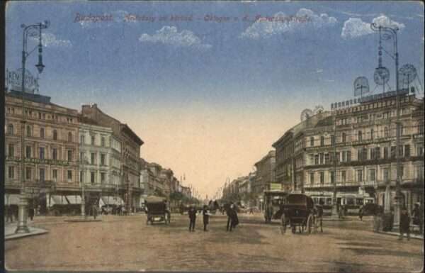 Budapest Aktogon Andrassy-Strasse