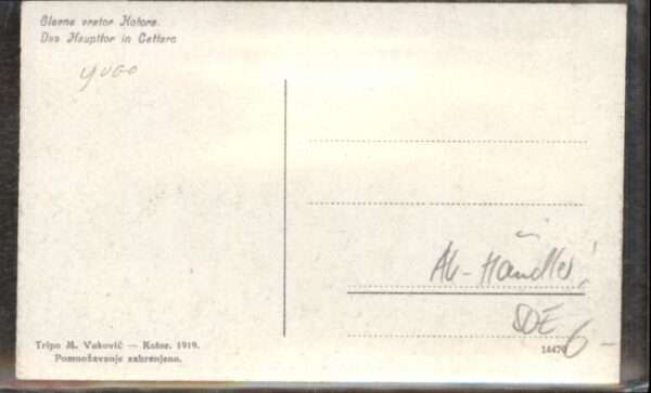 Cattaro Haupttor Kotora – Bild 2