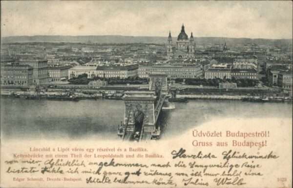 Budapest Budapetröl Kettenbrücke Basilika x