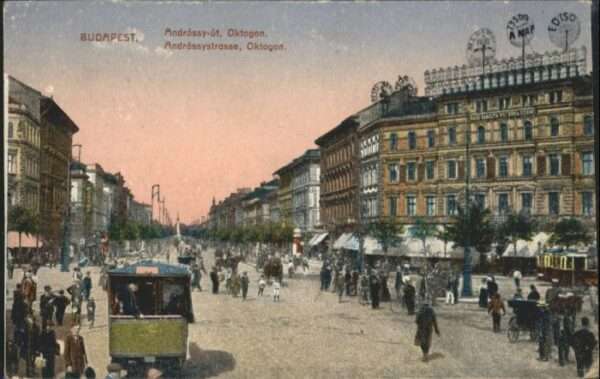 Budapest Strassenbahn Andrassystrasse Oktogon