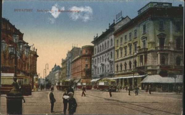 Budapest Strassenbahn Rakoczistrasse