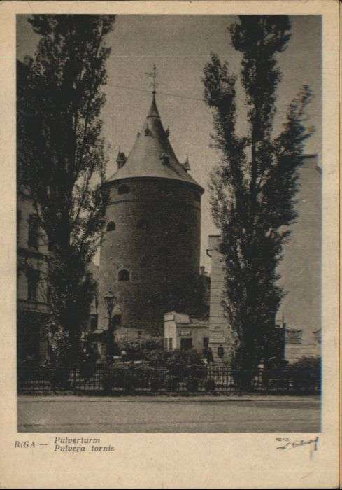 Riga Lettland Riga Pulverturm