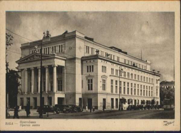 Riga Lettland Riga Opernhaus Operas Nams