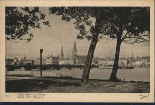 Riga Lettland Riga Düna