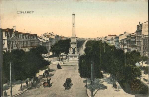 Lissabon Denkmal Kutsche