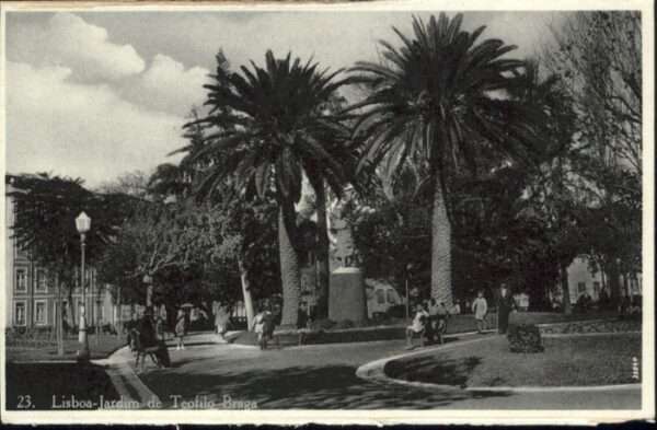 Lisboa Lissabon Jardim Teofilo Braga