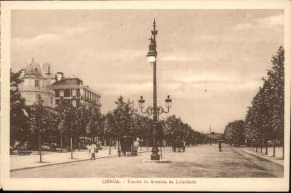 Lisboa Lissabon Trecho Avenida Liberdade