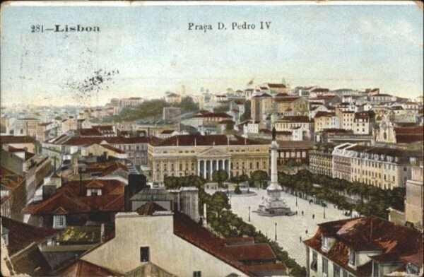 Lisboa Lissabon Praca D Pedro
