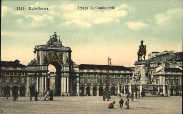Lisboa Lissabon Praca Commercio