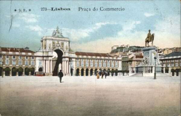 Lisboa Lissabon Praca Commercio