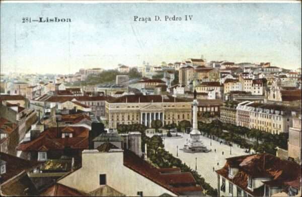 Lisboa Lissabon Praca D Pedro