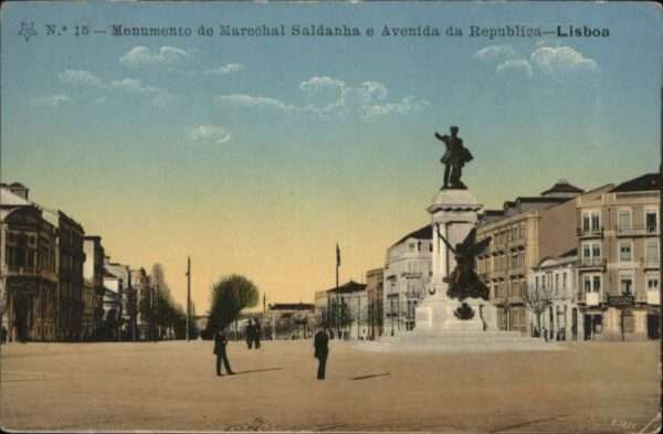 Lisboa Lissabon Monumento Marechal Saldanha Av