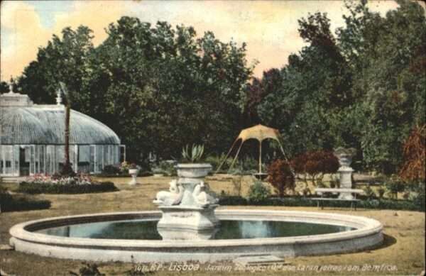 Lisboa Lissabon Jardim Zoologico Brunnen