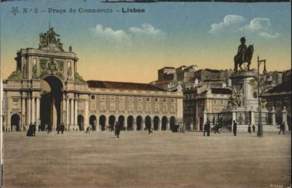 Lisboa Lissabon Praca Commercio