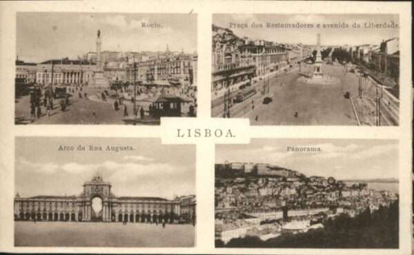 Lisboa Lissabon Rocio Arco Rua Augusta