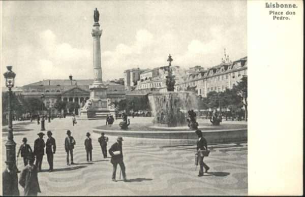 Lisbonne Lissabon Place Pedro