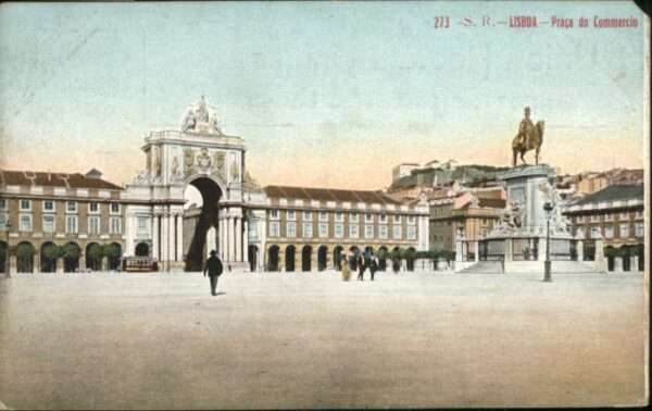 Lisboa Lissabon Praca Commercio