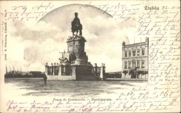 Lisboa Praca Commercio Handelsplatz