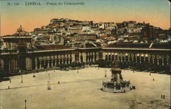 Lisboa Lissabon Praca Commercio