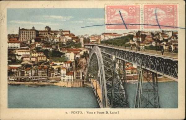 Porto Portugal Porto Vista Ponte D Luitz