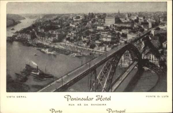 Porto Portugal Porto Fliegeraufnahme Peninsular Hotel