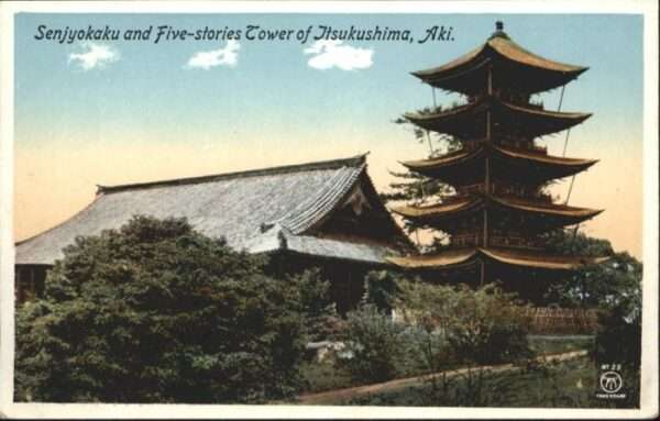 Itsukushima Senjyokaku Five stories Tower Aki