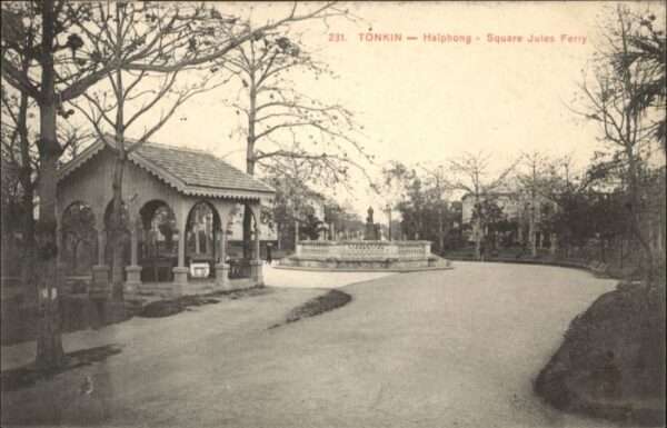 Haiphong Tonkin Square Jules Ferry