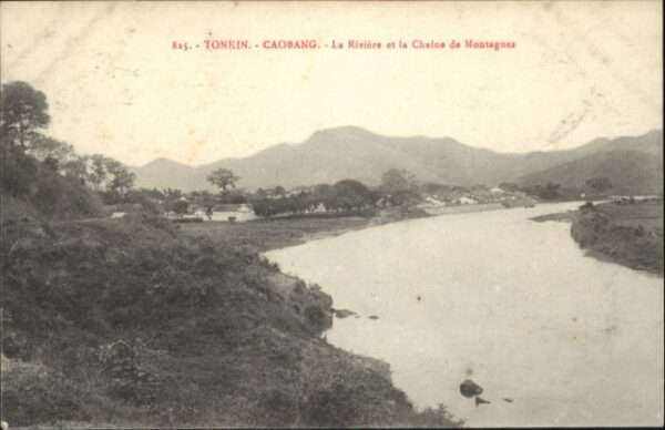 Caobang Tonkin Riviere Chaine Montagnes