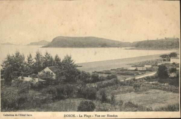 Doson Plage Vue sur Hondau