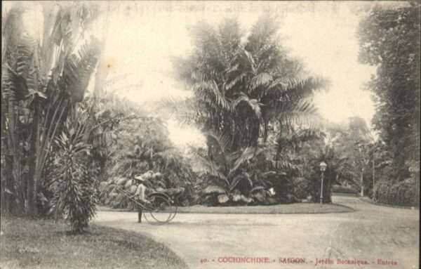 Saigon Cochinchine Jardin Botanique Entree