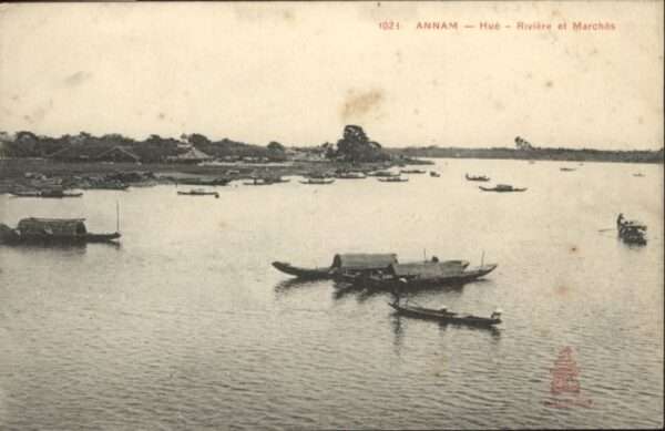 Hue Annam Vietnam Hue Annam Riviere Marches