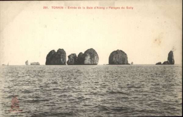 Tonkin Entree Baie d Along Sully