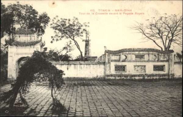 Nam-Dinh Tonkin Citadelle Pagode Royale