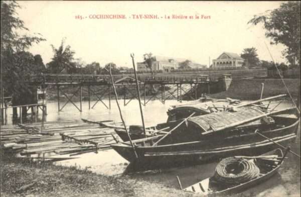 Tay-Ninh Cochinchine Riviere Fort