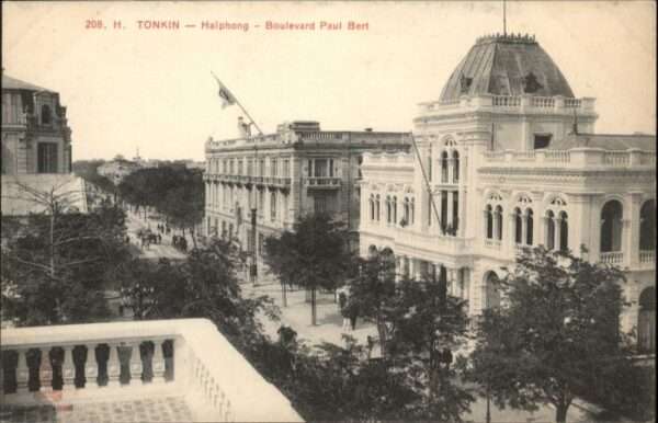 Haiphong Tonkin Boulevard Paul Bert