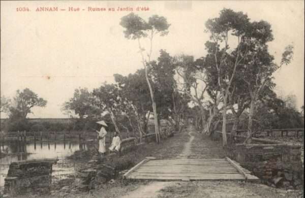 Hue Annam Vietnam Hue Annam Ruines Jardin