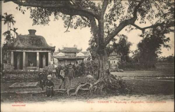Haiphong Tonkin Pagodons Route Circulaie