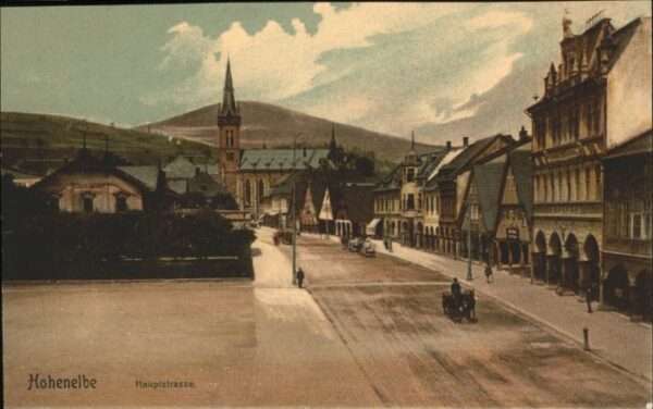 Hohenelbe CZ Hohenelbe Hauptstrasse