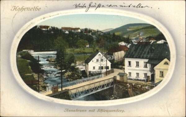 Annabrunn Hohenelbe Schleussenberg Brücke